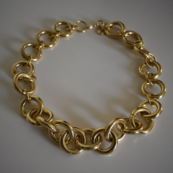 JCrew Gold Chain Statement Necklace | Brand New Condition - Picture 3 of 5